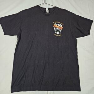 Judas Priest Shirt Mens Large Black Tultex Local Crew Metal Band TShirt Graphic